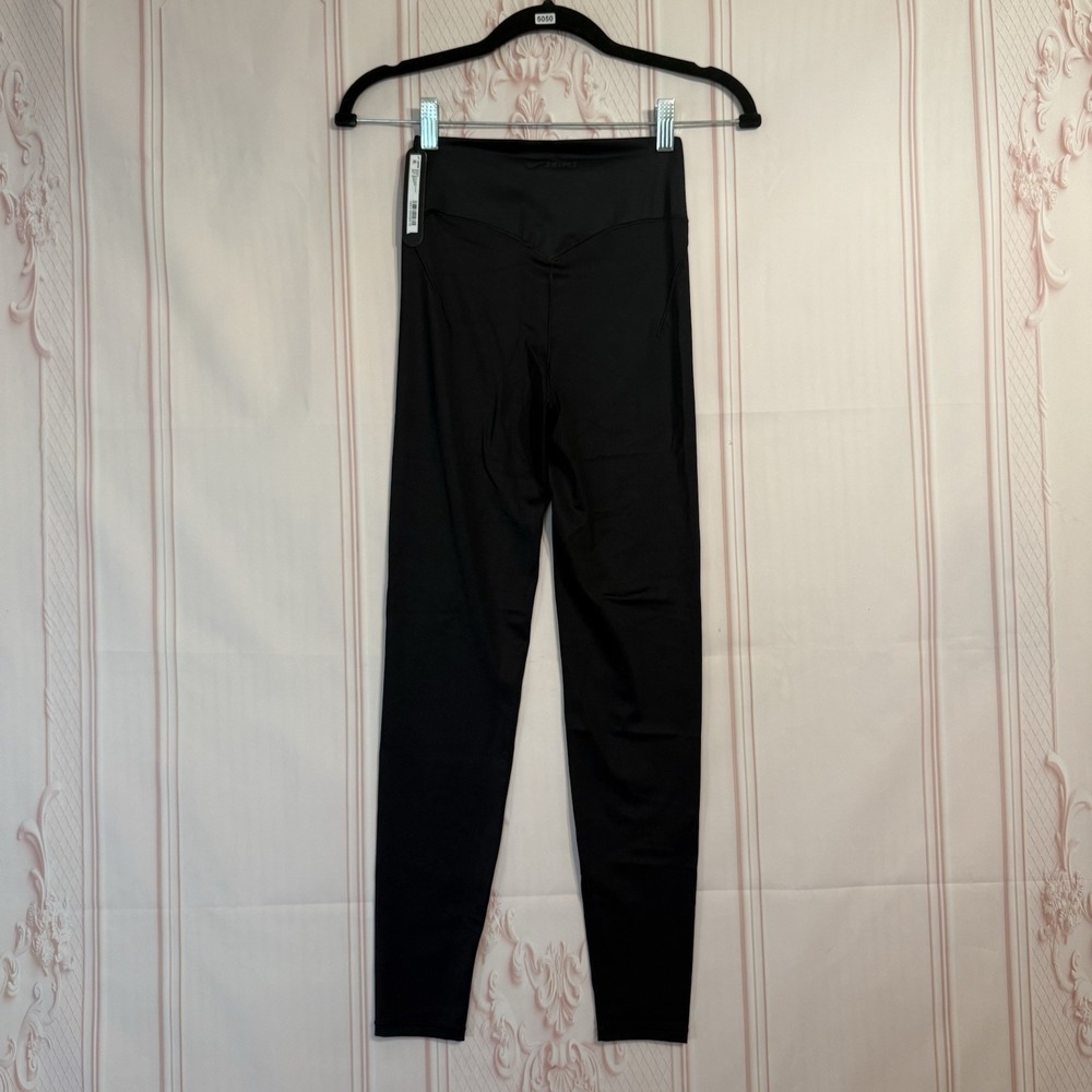 SKIMS NikeSKIMS Bonded Waist Legging 26 Inch Obsidian Black Size XS NWT
